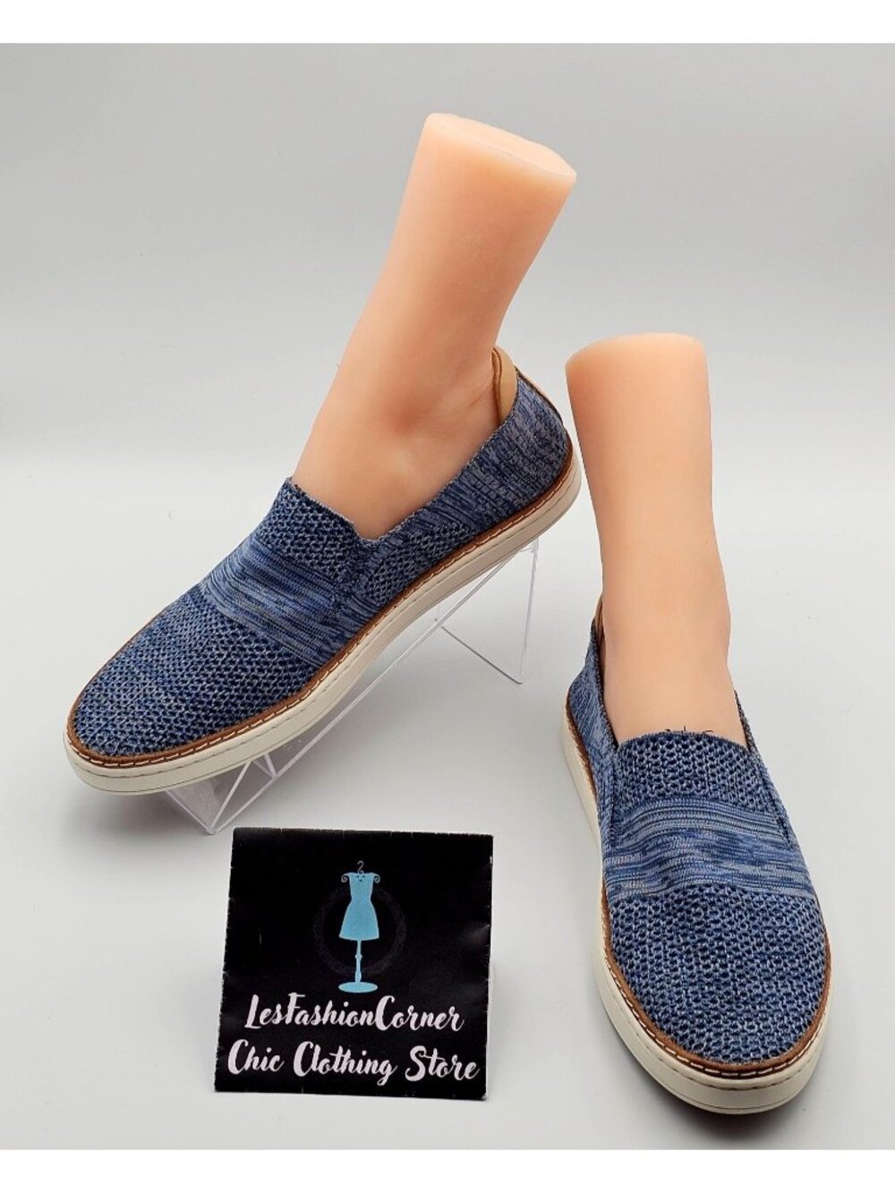 UGG Australia Sammy Slip-on Sneaker Shoes Blue Heather Size 10 381